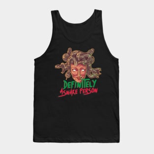 Definitely a snake person Madusa Tank Top